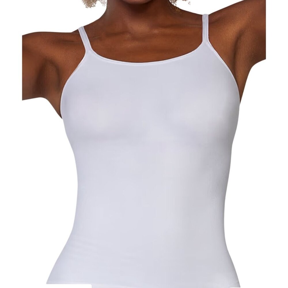 Curveez® Incredibly Shaping Cami Shapewear White Sz LG  CUR3501